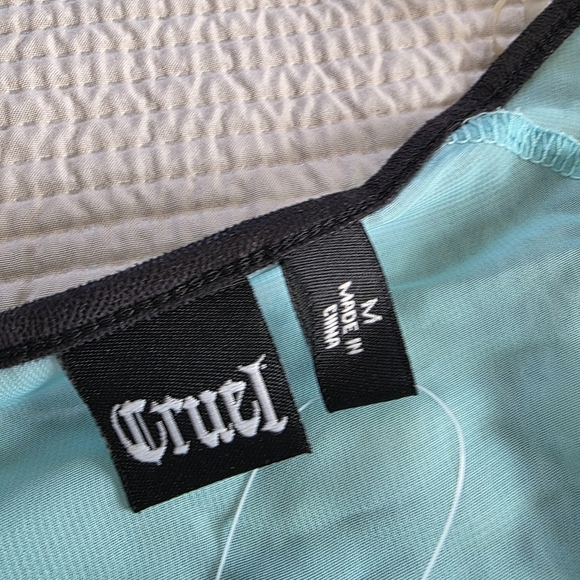 NWT Cruel Women's Sheer Aztec Western Shirt Size M - Picture 6 of 8